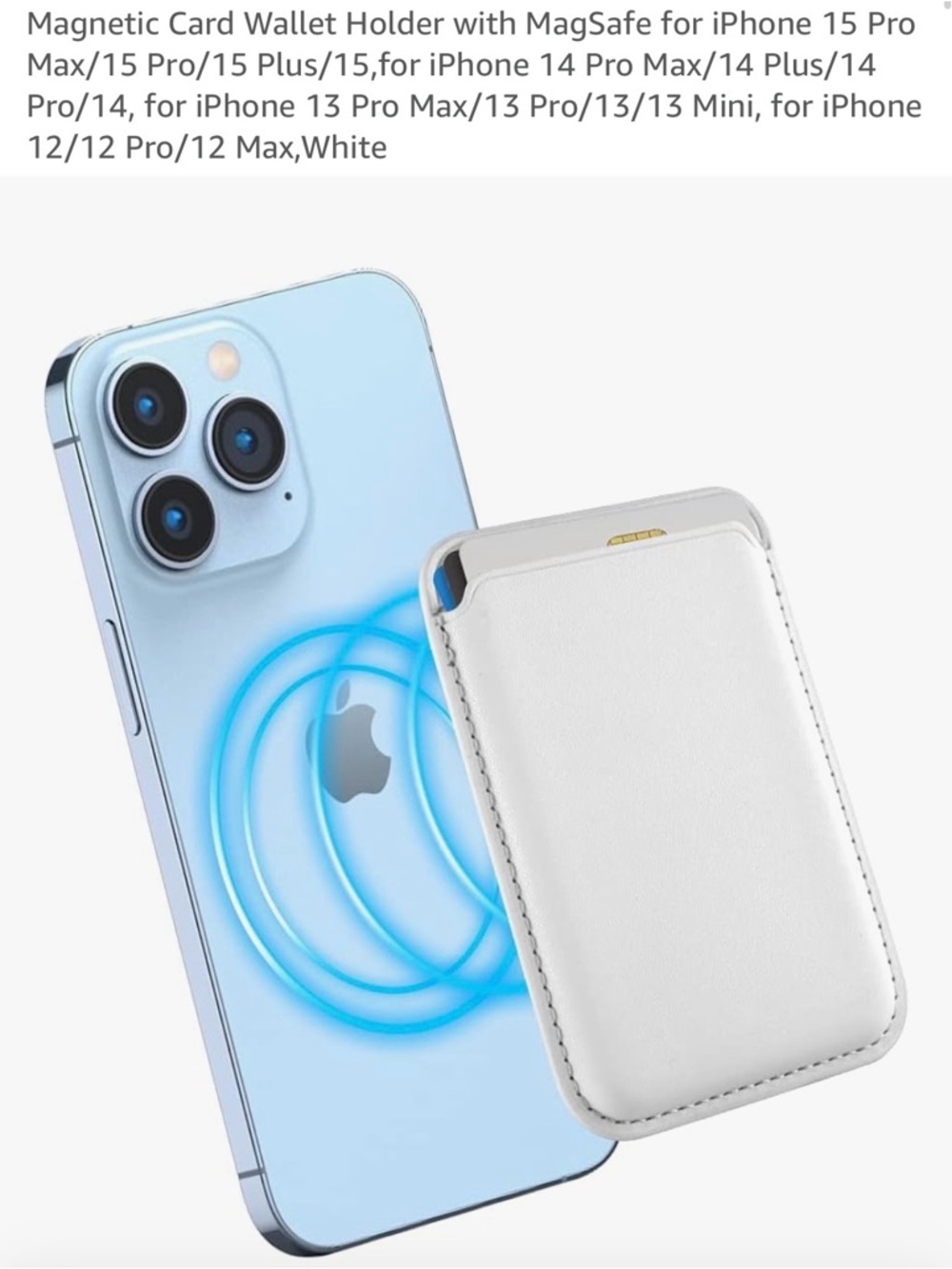 White MagSafe wallet - Picture 5 of 5